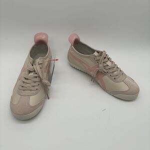 Asics Onitsuka Tiger Pink Sneakers Mexico 66 Style Retro Casual Shoes
